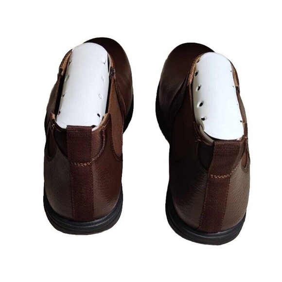 Florsheim Loedin Size 11.5D Brown Leather Work Boots Steel Toe New In Box Chukka - Picture 3 of 11